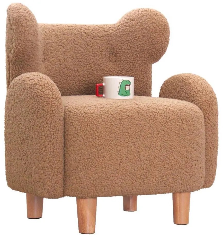 Fotoliu pentru copii TOBI maro