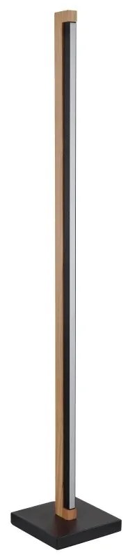Lampadar LED design natural lemn STARLA