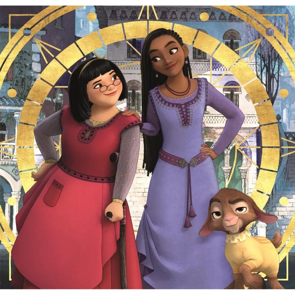 Disney Dorința Mystic Puzzle Clementoni 3x48 piese