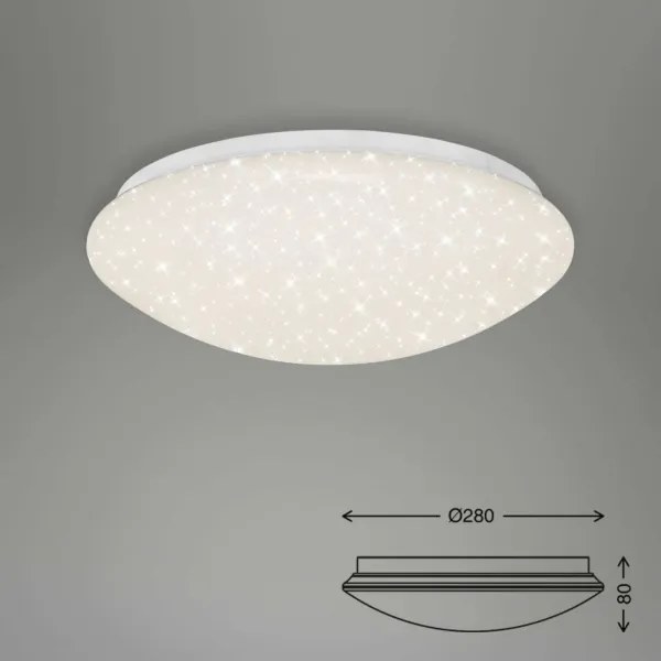 Briloner 3373-016 - Plafonieră LED dimabilă STARRY LED/15W/230V 3000-6500K + telecomandă
