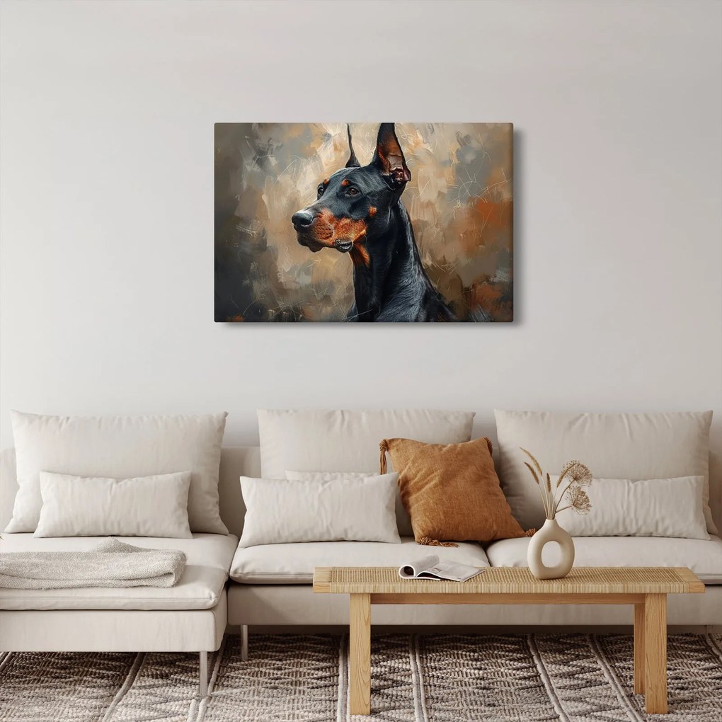 Tablou - Portretul lui Dobrman (90x60 cm)