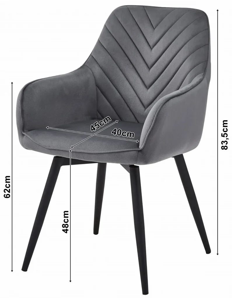 Scaun de masa rotativ NANA360 VELVET, bej