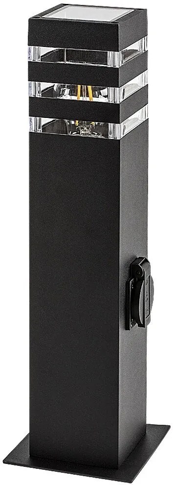 Stalp iluminat exterior cu priza, Protectie IP44, Ankara