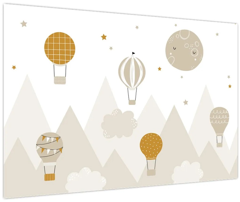 Tablou - Baloane zburătoare (90x60 cm)