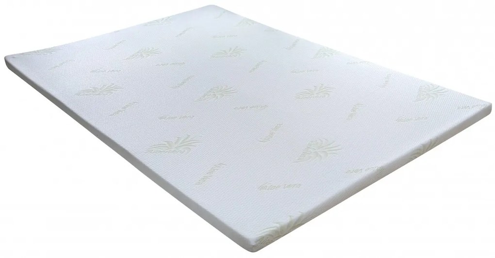 Topper saltea Green Future, Aloe Vera 7 zone de confort 140x190 cm, H 5 cm