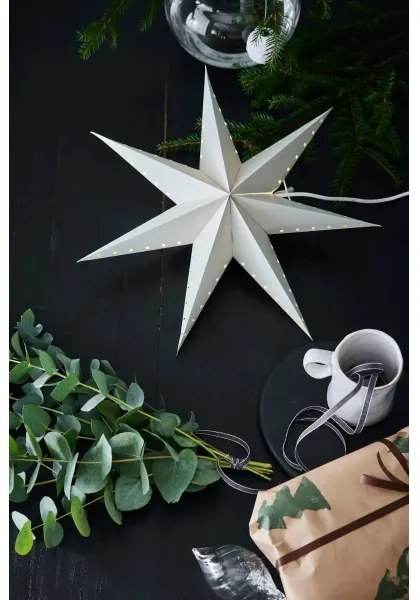 Markslöjd 705929 - Decorațiune de Crăciun LIVELY, 1xE14/6W/230V, Ø 45 cm, gri