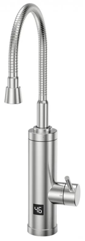 Încălzitor de apă ELITE EHSD-2571, metal, rotire la 360°, afișaj digital, IPX4, argintiu