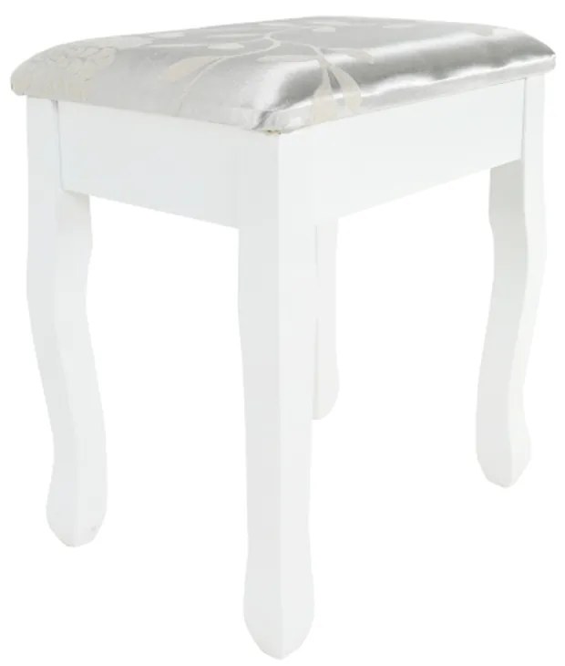 Măsuță decorativă cu scaun LINET NEW, albă