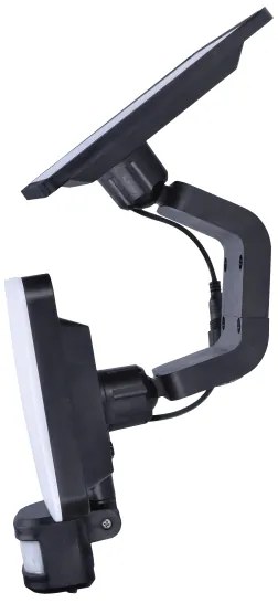 Solight WO785 - Proiector solar LED 11W cu senzor, 3,7V 4400mAh IP54