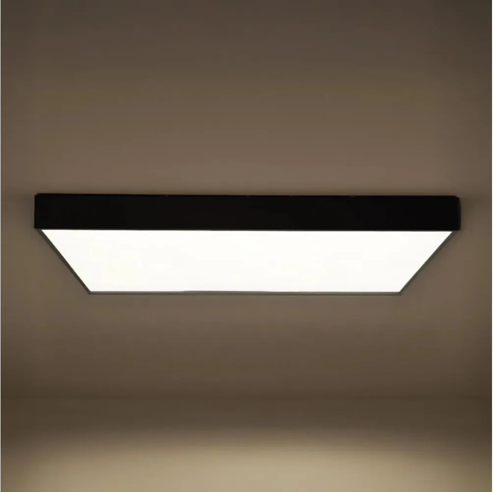 Plafonieră LED LED/340W/230V 3000/4000/6500K 100x100 cm negru