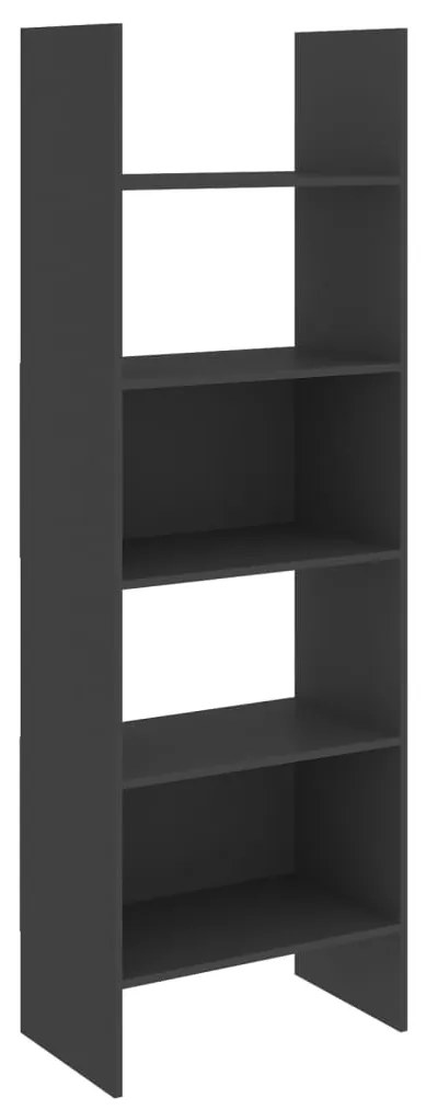 Biblioteca, gri, 60x35x180 cm, PAL 1, Gri