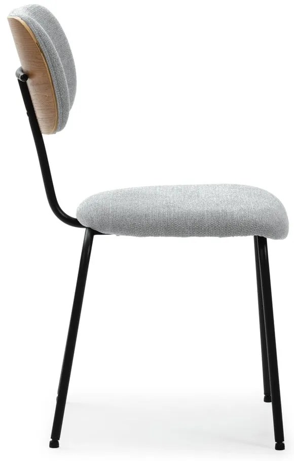 Scaune de dining gri-deschis 4 buc. Dash – Marckeric