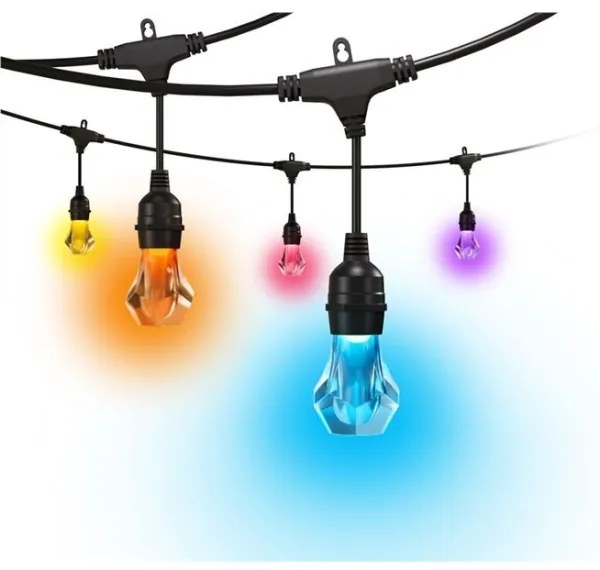 Nanoleaf NF084E00-20SLO LED RGBWIC Extindere Girlandă 20xLED 15m Wi-Fi IP65