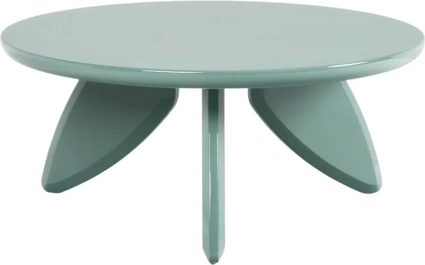 Măsuță de cafea rotundă Lumis 80 cm - verde