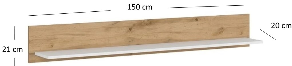 Raft Vina (alb + Stejar wotan). 1053359