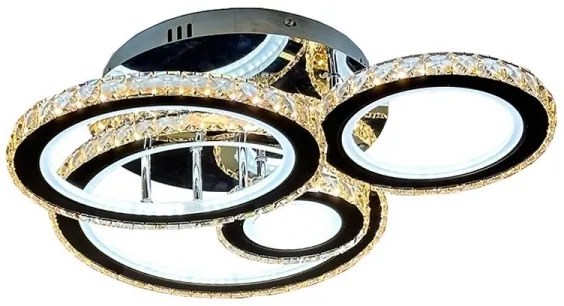 Lustră LED dimabilă aplicată LED/120W/230V 3000-6500K + telecomandă