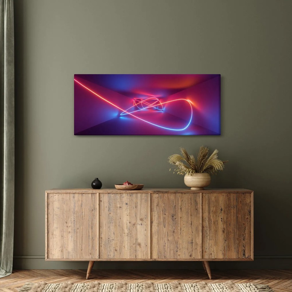 Tablou cu abstracție modernă (120x50 cm)