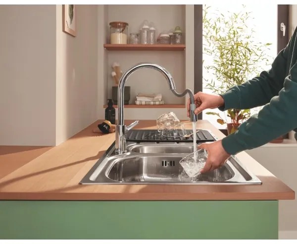 GROHE 40872K00 - Tavă de scurgere ceramică 450 x 250 mm, neagră