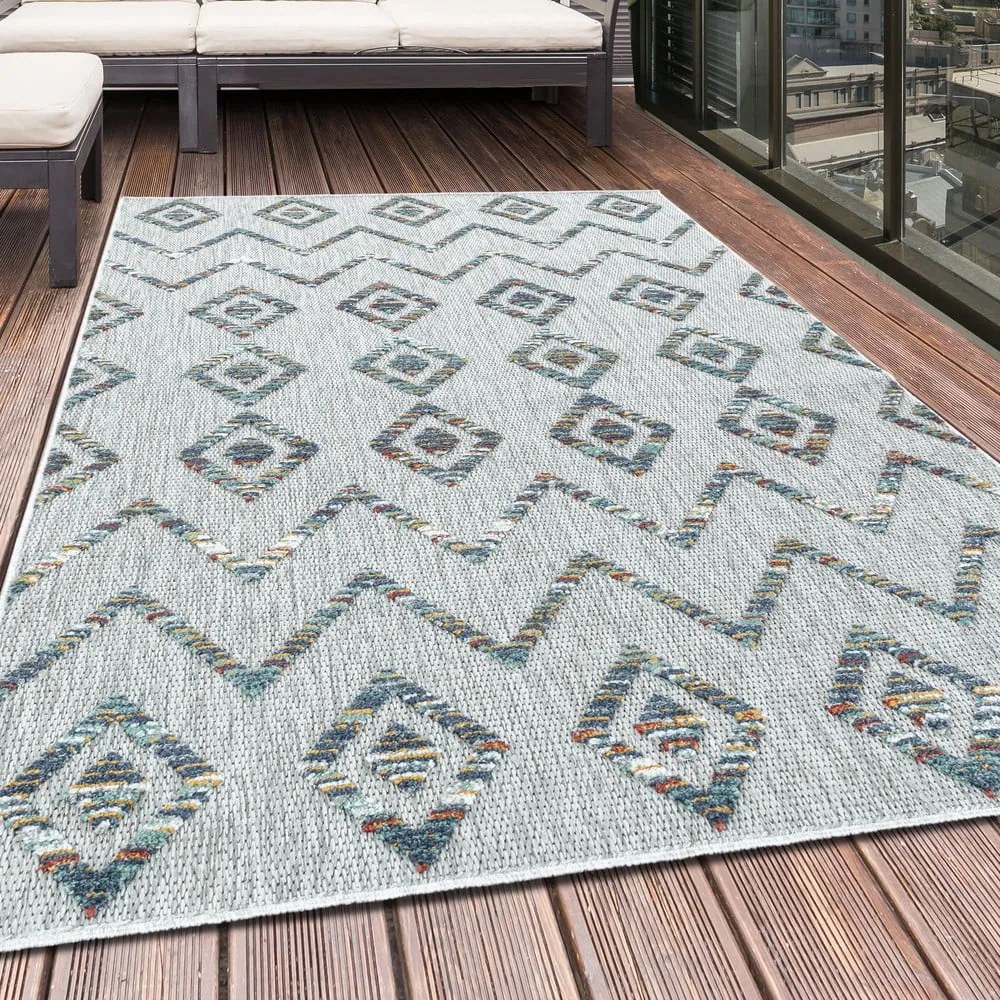 Covor tip traversă de exterior gri deschis 80x250 cm Bahama – Ayyildiz Carpets