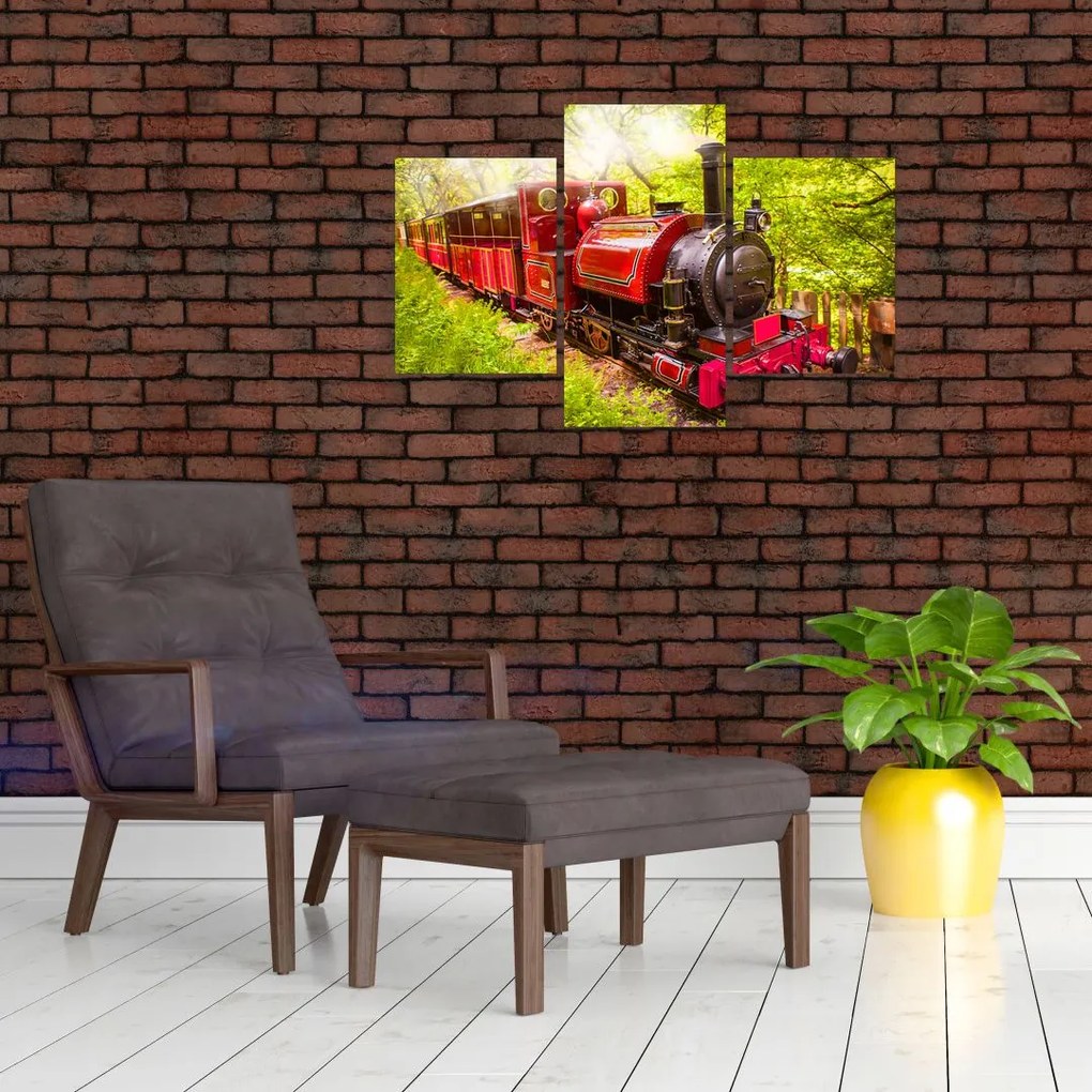 Tablou - Tren cu aburi (90x60 cm)