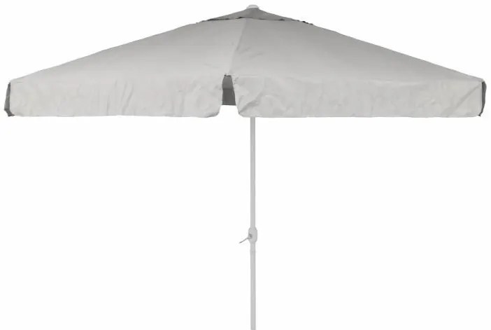 Umbrelă Garth cu mâner - alb, 4 m