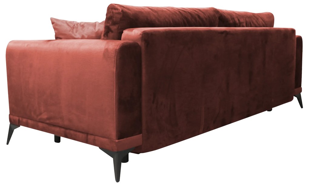 Canapea extensibilă, teracota, GRACE BIG SOFA