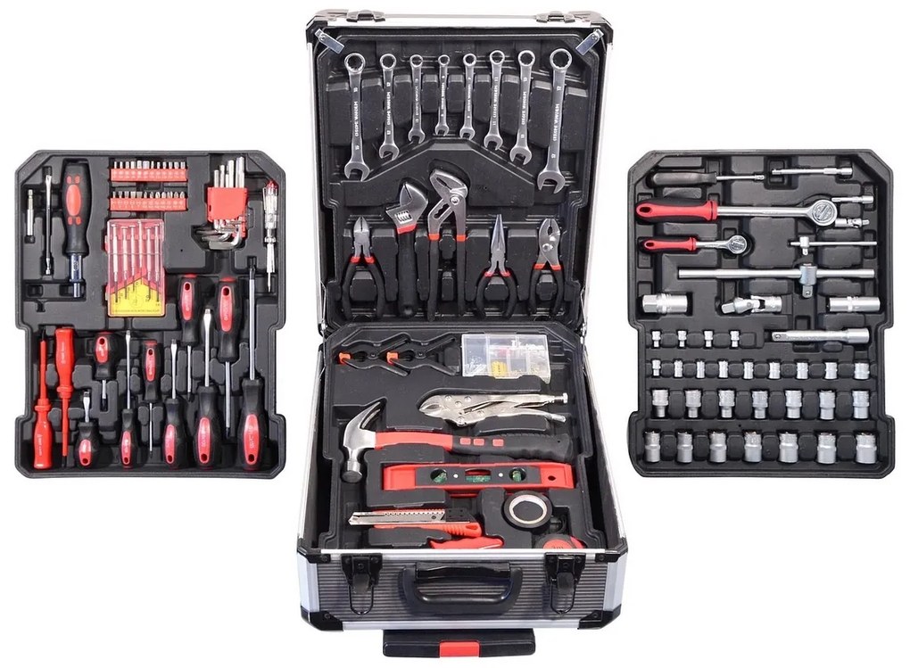 Set de instrumente în valiză Compass Kraft Suite, 186 buc
