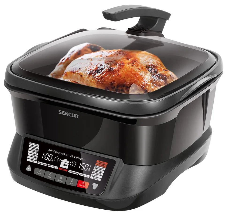 Tigaie multifuncțională cu accesorii 1800W/230V 18 funcții 4,8l Sencor
