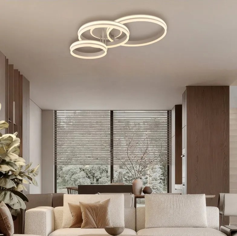 Lustra aplicata tavan design circular LED RUBIO