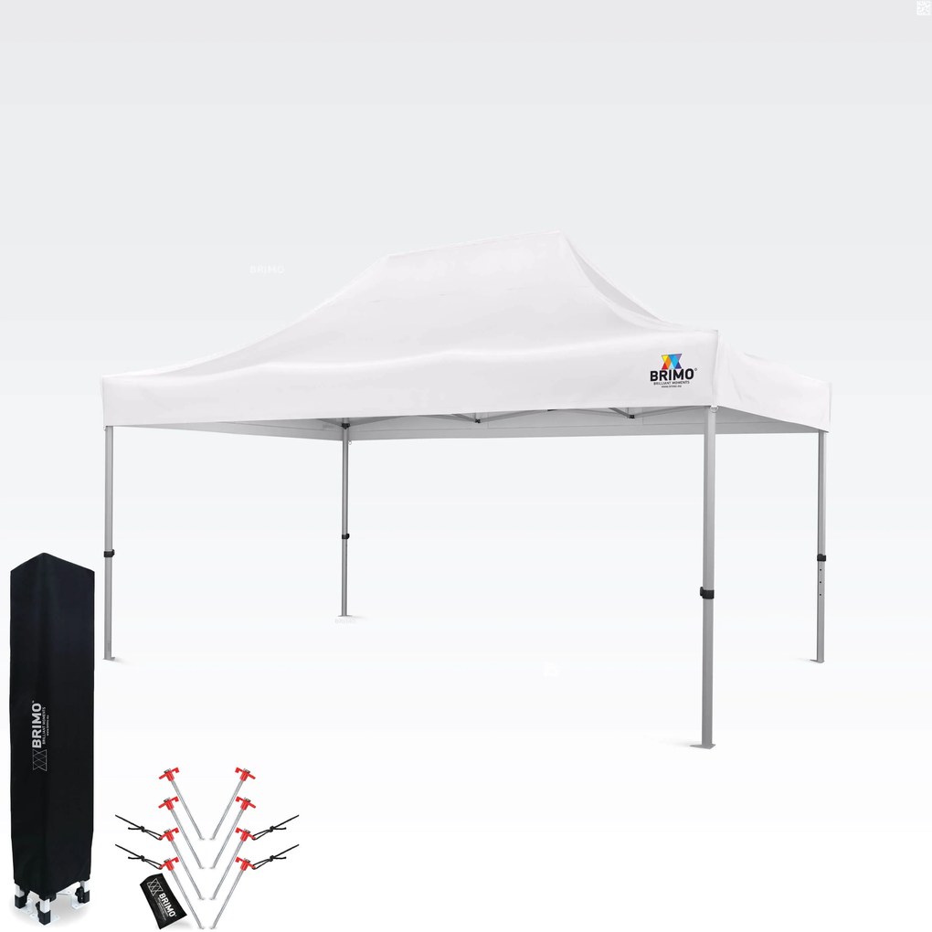 Cortină de petrecere pentru grădină 3x4,5 m: Colțul dumneavoastră pentru relaxare și sărbători - fără pereți - Alb