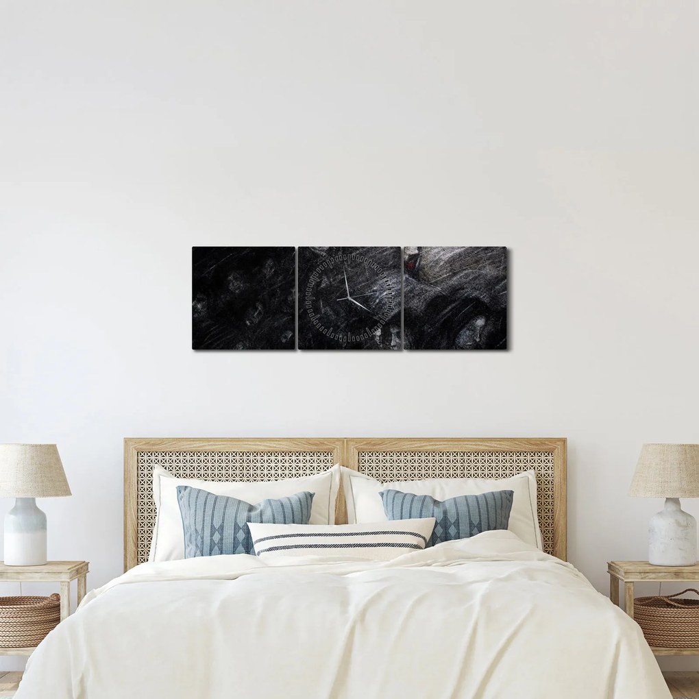 Tablou - Tristețe și renunțare (cu ceas) (90x30 cm)