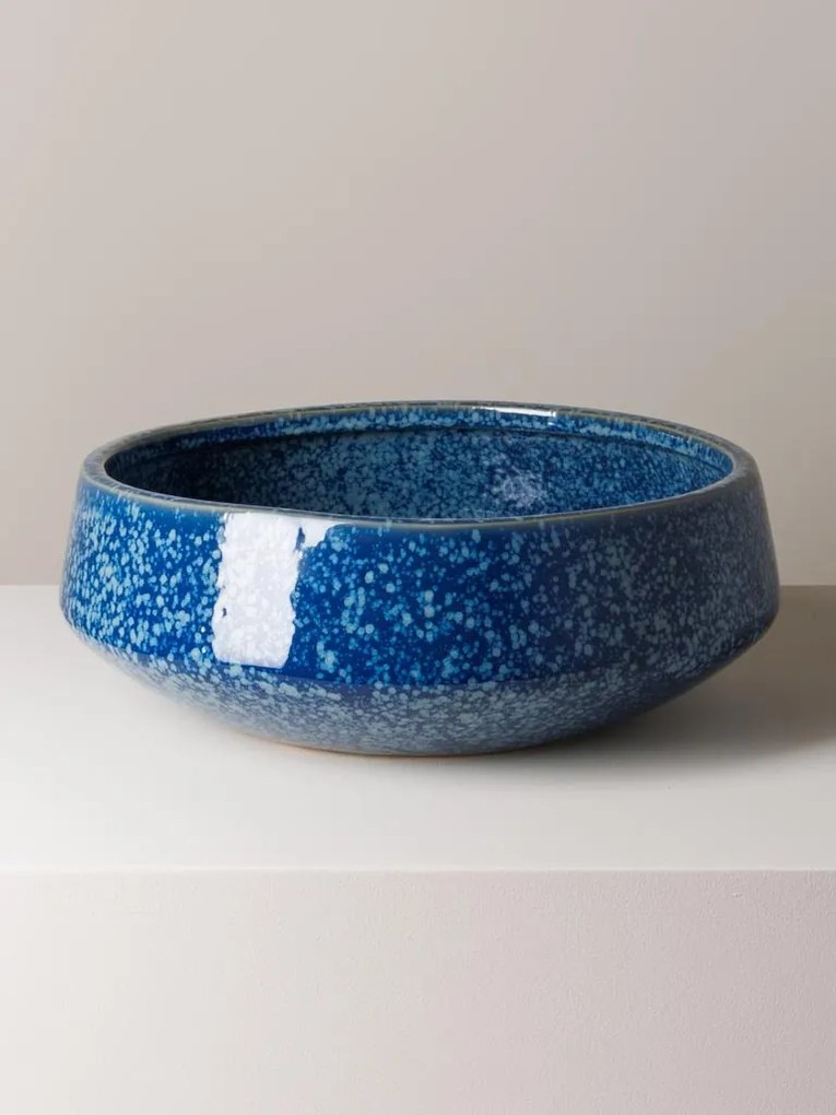 Bol albastru din ceramica D37cm Marine
