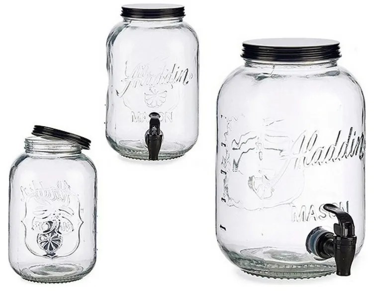 Recipient din sticla pentru bauturi ALLADIN 3.8L