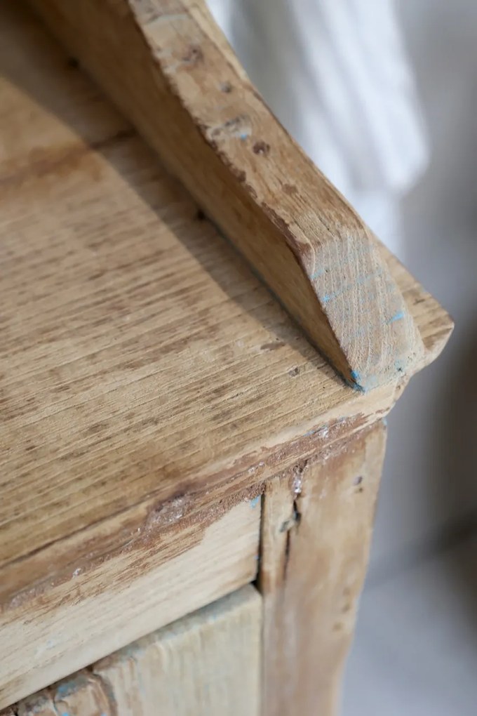 Dulap pentru lavoar din lemn reciclat, cu 2, aspect vintage, Grimaud