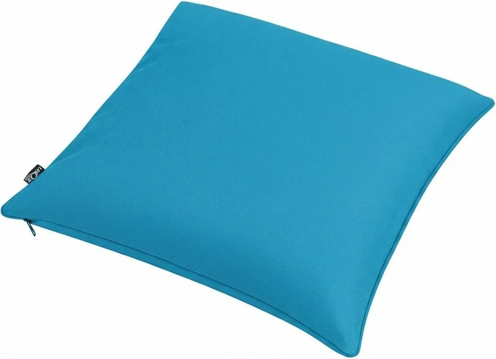Set 2 buc perne de exterior CALINO 45x45 cm, albastru azur
