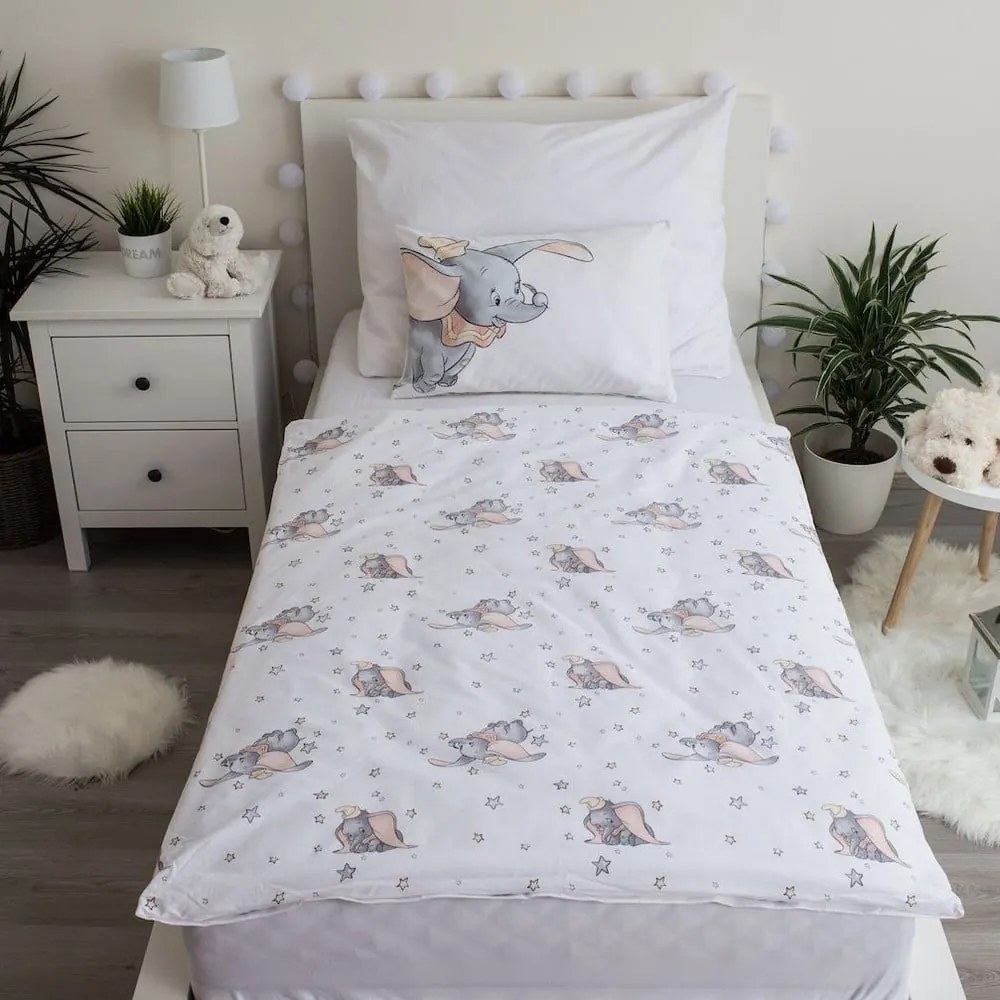 Lenjerie de pat pentru copii din bumbac pentru pătuț 100x135 cm Dumbo – Jerry Fabrics