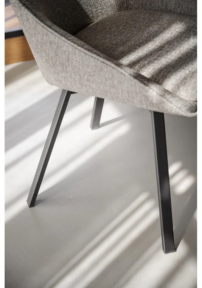 Scaune de dining bej 2 buc. Alison – Rowico