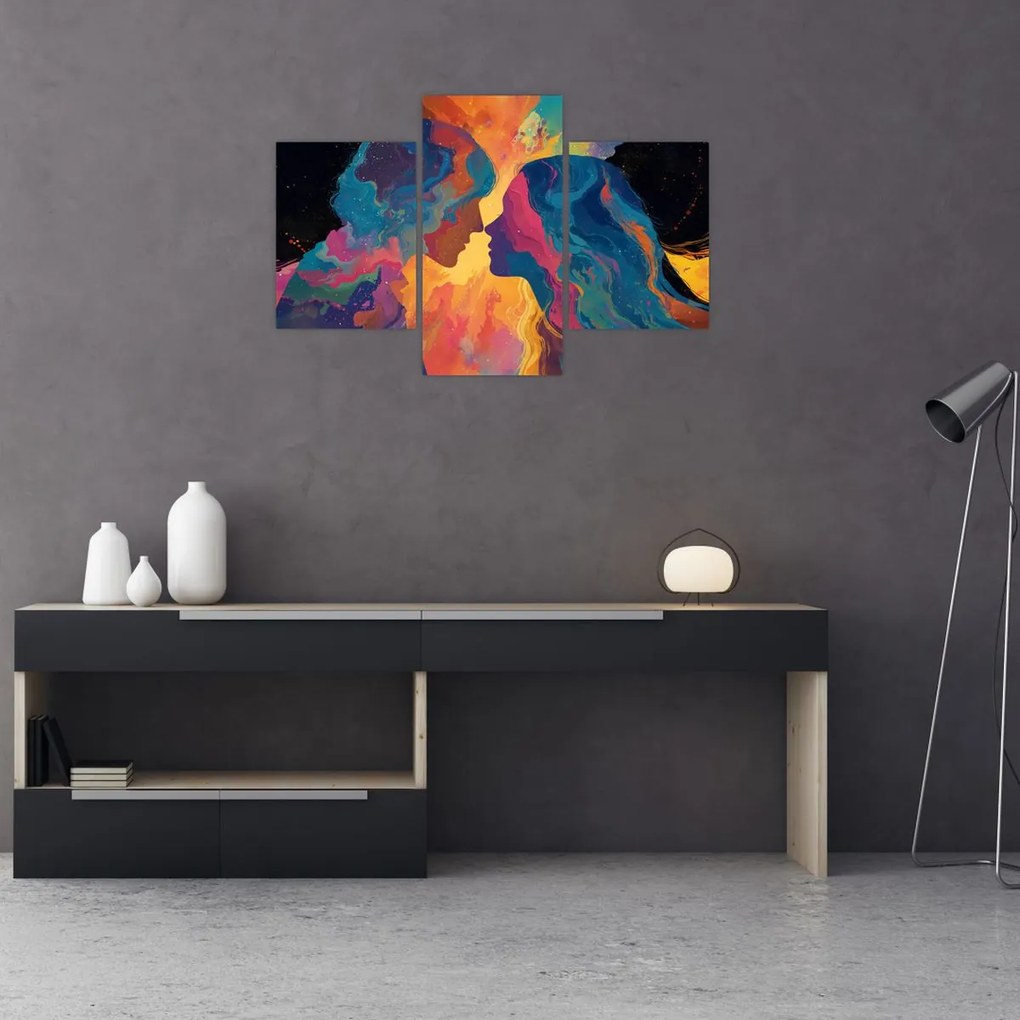 Tablou - Dragoste cosmică (90x60 cm)