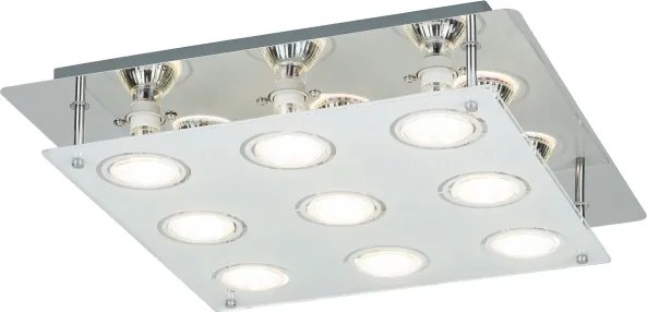 Rabalux 2517 - Plafonieră LED NAOMI 9xGU10/5W