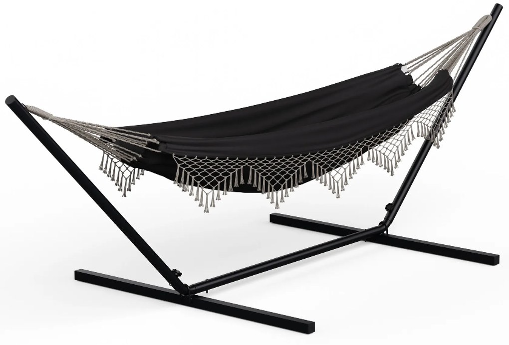 Hamac SwayStation Boho, 320 x 116 cm, rezistent la intemperii, rezistent la rugină