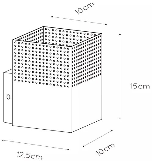 Aplică Lucide 21223/01/02 RENATE 1xE27/40W/230V auriu/negru