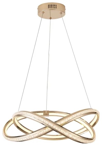 Lustră LED pe cablu LED/38W/230V 3000K 50x120 cm