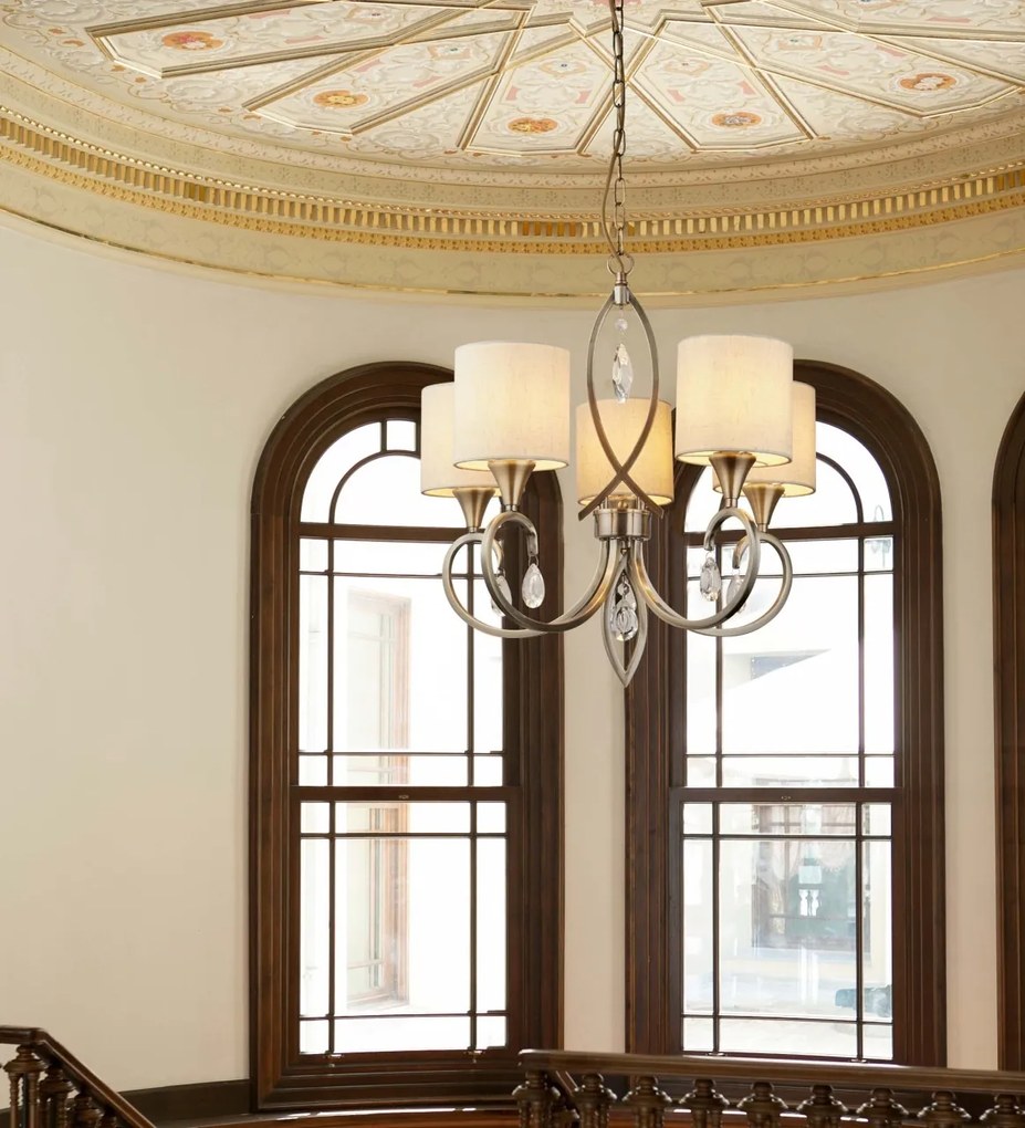 Candelabru elegant design clasic Alberto 5L 1605-5AB SRT