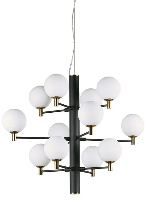 Candelabru design modern COPERNICO SP12 NERO, D-71cm 197319