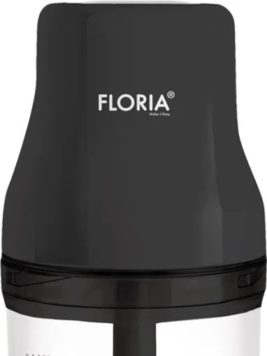 Tocator legume-fructe chopper FLORIA ZLN3035, putere 200W, capacitate vas 500 ml, cutit inox, negru
