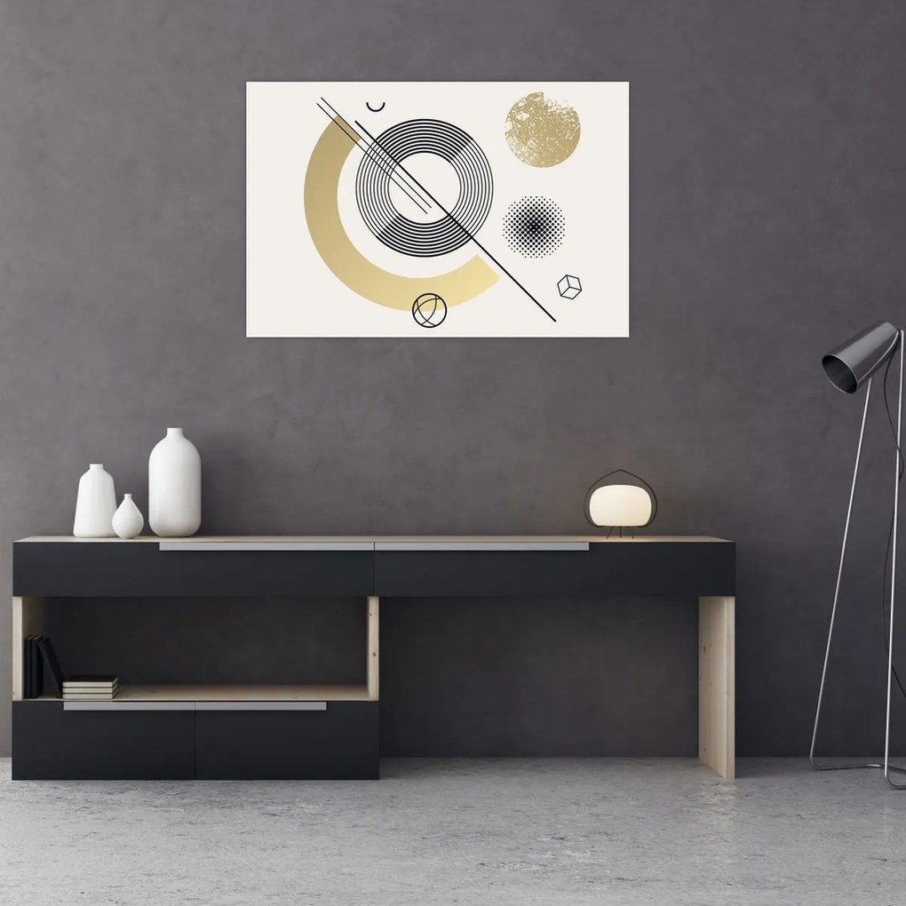 Tablou - Forme geometrice N⁰2 (90x60 cm)