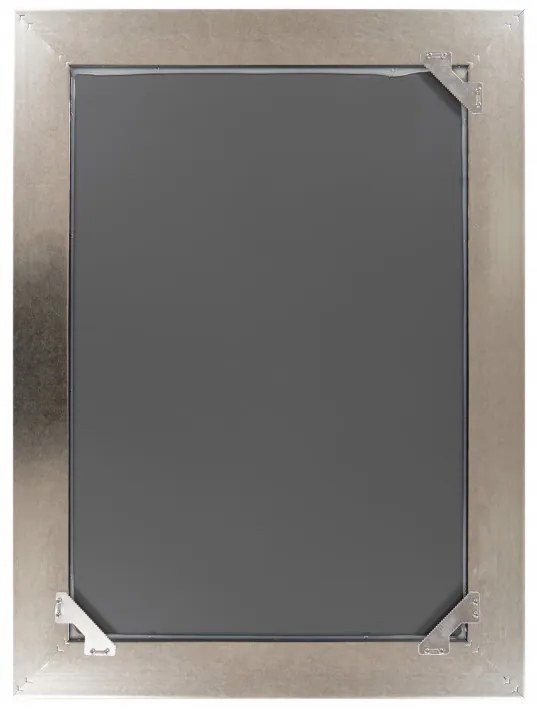 Oglinda dreptunghiulara cu rama din polistiren argintie Sirius, 78,7cm (L) x 58,7cm (L) x 3cm (H)