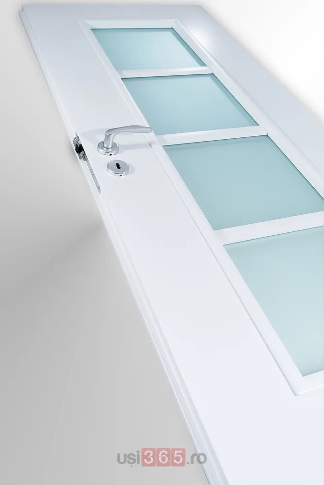 Usa HDF cu toc reglabil din MDF PAL - Colectia LUIS 4.4 Toc fix drept 90mm, Gri Antracit, Folie Decor