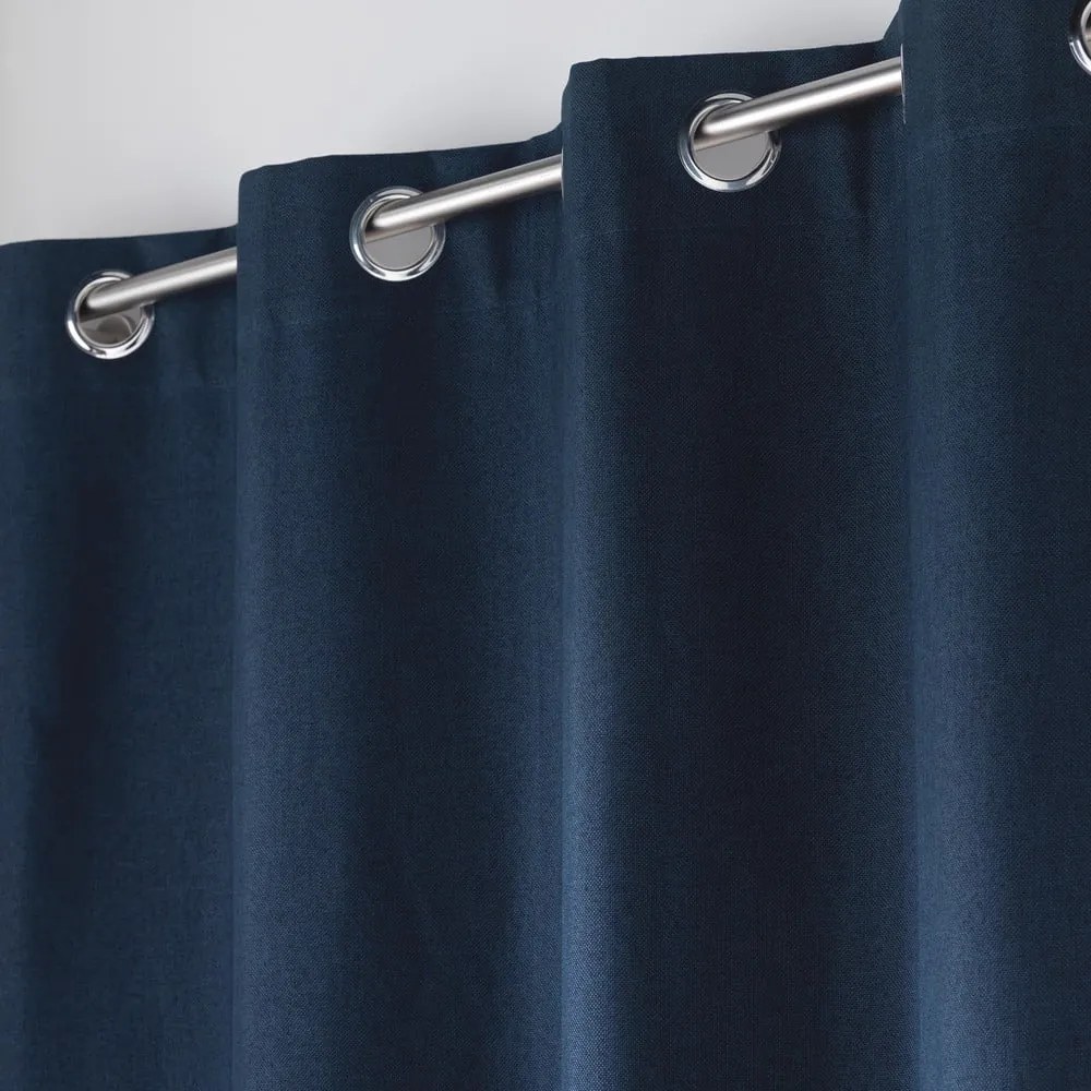 Draperie albastru-închis blackout 140x180 cm Crepuscule – douceur d'intérieur