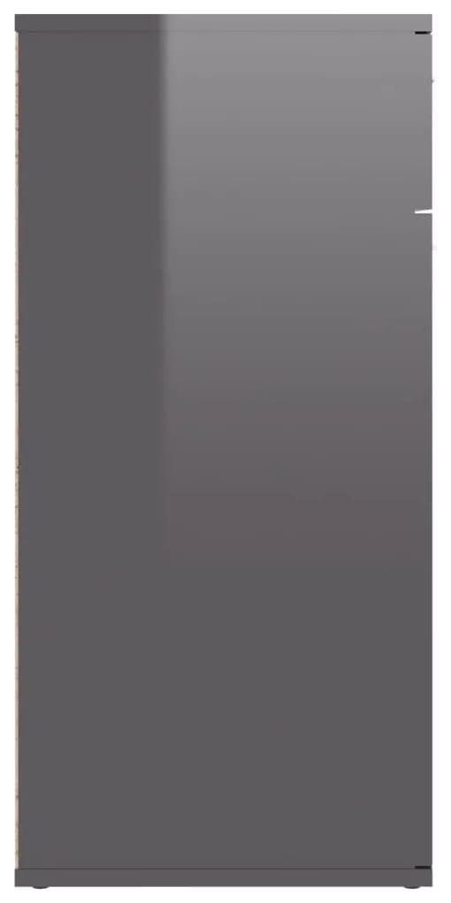 Servanta, gri extralucios, 80x36x75 cm, PAL 1, gri foarte lucios, 80 x 36 x 75 cm